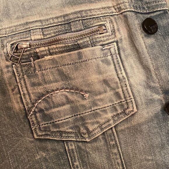 Authentic G-STAR Raw Denim New Fender women’s jean jacket SZ small - Picture 5 of 13
